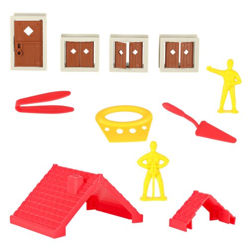 Gyermek homok 750g ház formák figurák kreatív készlet