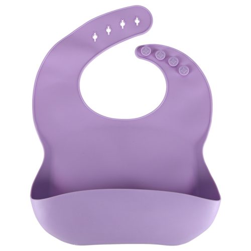 Gyermek szilikon evőeszközök 8 darabos készlet lila