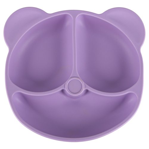 Gyermek szilikon evőeszközök 8 darabos készlet lila