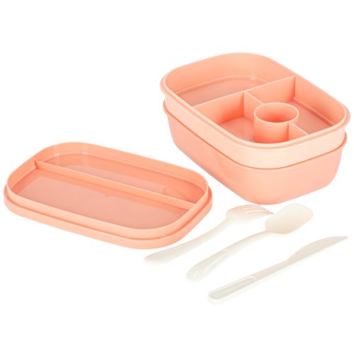 Sárgabarack rekeszes ebéddoboz, 1900 ml