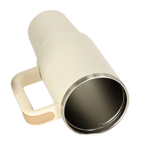 Termikus bögre szívószállal és fogantyúval termosz 1200ml tejszínhab