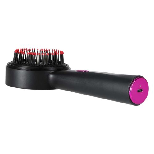 Masszázs kefe fejbőr masszírozó olaj applikátor USB fekete