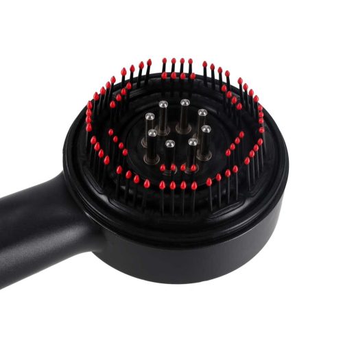 Masszázs kefe fejbőr masszírozó olaj applikátor USB fekete