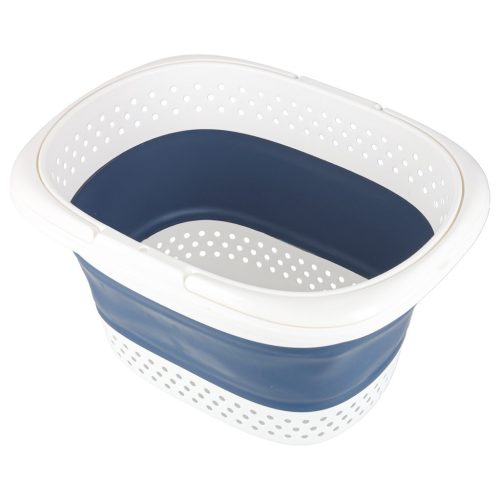 Mosókosár összecsukható szilikon nagy kosár 32L