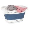 Mosókosár összecsukható szilikon nagy kosár 32L