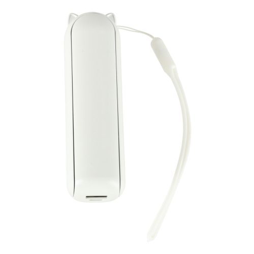 Asztali ventilátor mini kézi összecsukható ventilátor hordozható USB fehér