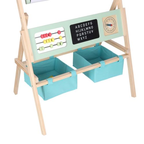 Fa tábla LULILO kréta kiegészítők kréta filctollak mágnesek kosarak 110cm