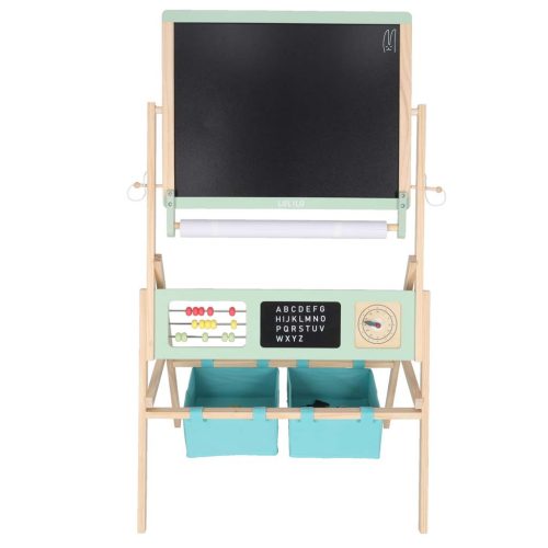 Fa tábla LULILO kréta kiegészítők kréta filctollak mágnesek kosarak 110cm