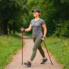 Nordic walking botok összecsukható 2 db piros