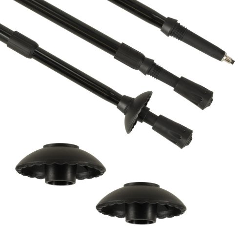 Nordic walking botok összecsukható 2 db fekete