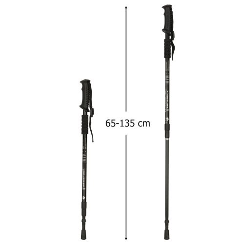 Nordic walking botok összecsukható 2 db fekete