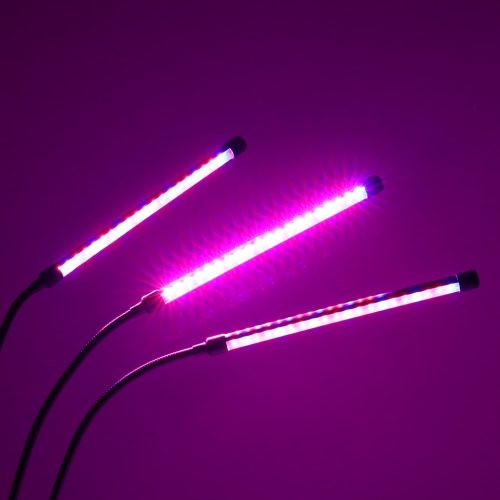 LED növény növekedési lámpa panel 3 izzó
