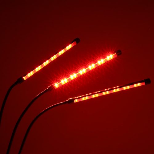 LED növény növekedési lámpa panel 3 izzó