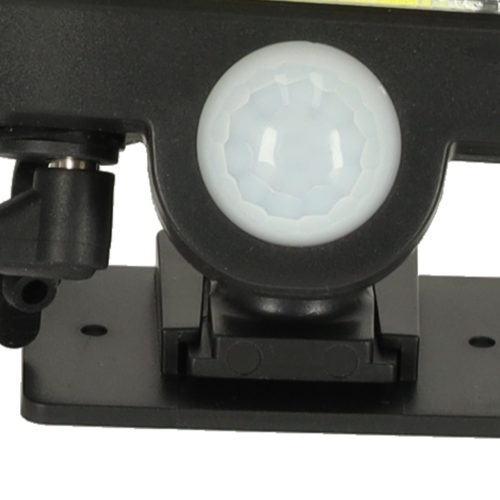 Napelemes mozgás- és szürkületérzékelő lámpa 120 LED