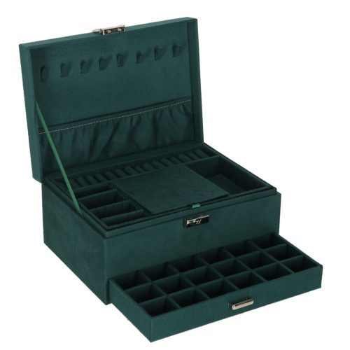 Ékszeres doboz szervező zöld