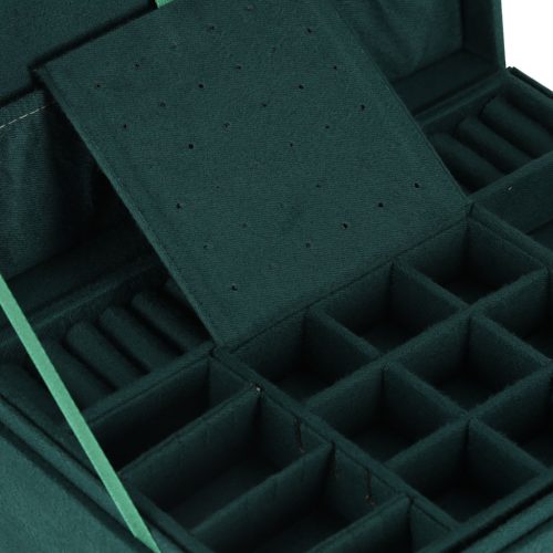 Ékszeres doboz szervező zöld