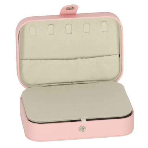 Koporsó ékszerdoboz szervező rózsaszín