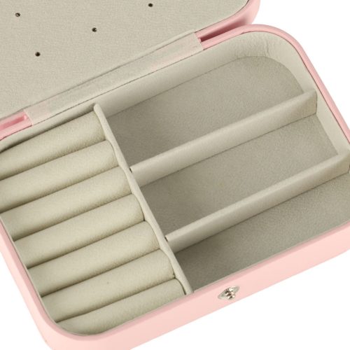 Koporsó ékszerdoboz szervező rózsaszín