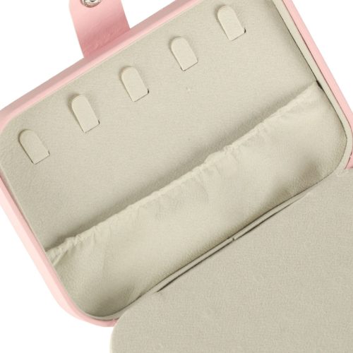 Koporsó ékszerdoboz szervező rózsaszín