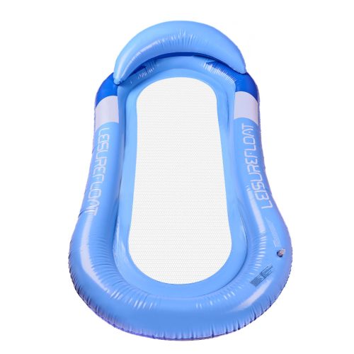 Felfújható strand matrac függőágy víz nyugágy szék medence kék