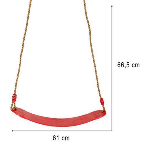 Gyermek kerti hinta lapos tartós piros