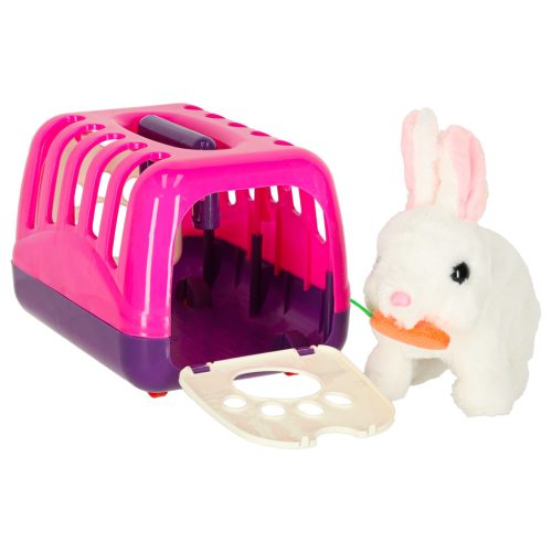 Répa nyuszi nyúl plüss sétál mozog mozog füleket