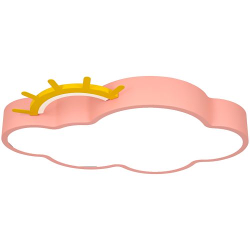 LED mennyezeti lámpa plafond gyerekszobába dimmelhető LUMELA + távirányító felhő pink