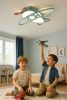 LED mennyezeti plafond lámpa gyerekszobába dimmelhető LUMELA + távirányítós repülőgép