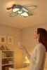 LED mennyezeti plafond lámpa gyerekszobába dimmelhető LUMELA + távirányítós repülőgép