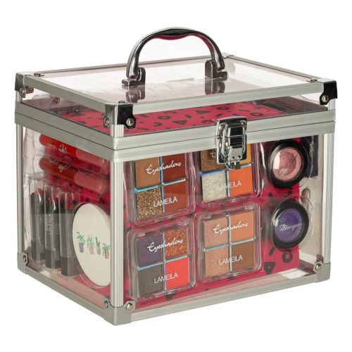 Sminkkészlet kozmetikumok otthoni spa bőrönd XXL