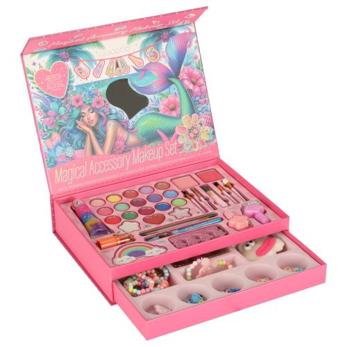 Smink és köröm készlet kozmetikumok smink kozmetikumok árnyékok lakkok fiókok sellő