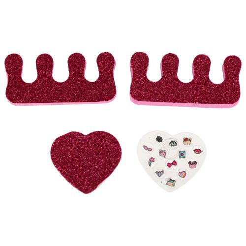 Smink és köröm készlet smink kozmetikumok árnyékok lakkok koffer