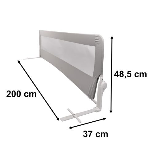 Védő ágyrács nyílás 200 cm szürke