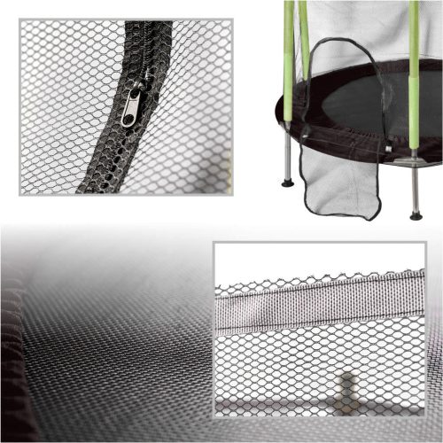 Gyermek kerti trambulin háló 140 cm zöld