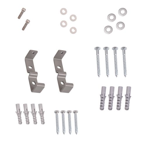 Behúzható kerti oldalfal napellenző – 160x300 cm, sötétszürke, szélvédett