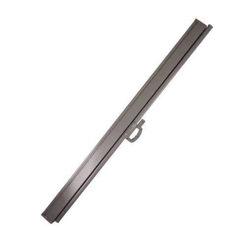 Behúzható kerti oldalfal napellenző – 160x300 cm, sötétszürke, szélvédett