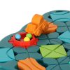 Puzzle társasjáték labirintus akadálypálya 28 el.