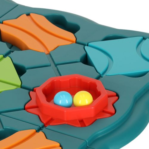 Puzzle társasjáték labirintus akadálypálya 28 el.