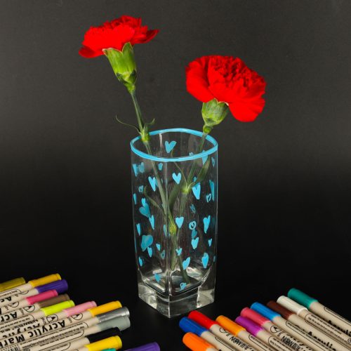 Akril szövet markerek kő filctollak DIY vízálló filctollak 24 db.