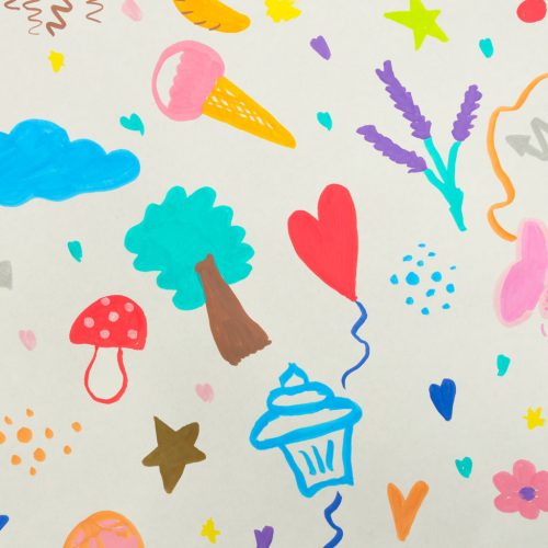 Akril szövet markerek kő filctollak DIY vízálló filctollak 24 db.