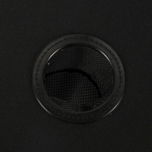 Utazási asztal összecsukható fedéllel fekete