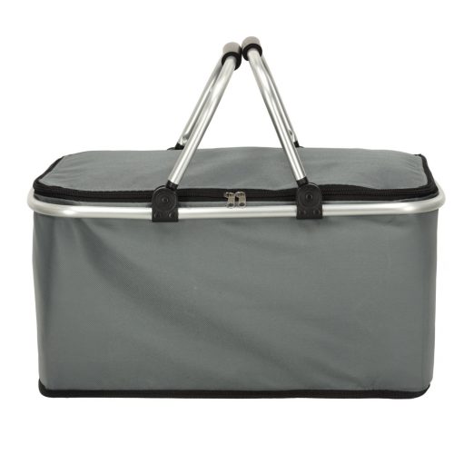Termikus összecsukható piknikkosár szürke