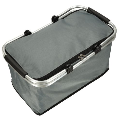 Termikus összecsukható piknikkosár szürke