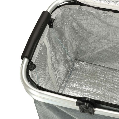 Termikus összecsukható piknikkosár szürke