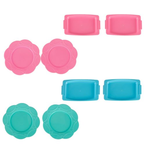 3D kristály ragasztó kristály ragasztó varázslatos konyha kreatív sablonok készlet 62 darab rózsaszín