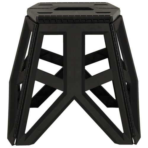 Összecsukható szék turista szék fekete hordozható kemping szék 39.5cm fekete