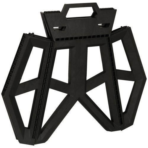 Összecsukható szék turista szék fekete hordozható kemping szék 39.5cm fekete