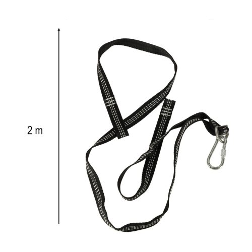 Hintatartó rögzítő készlet függőágy pánt + karabiner