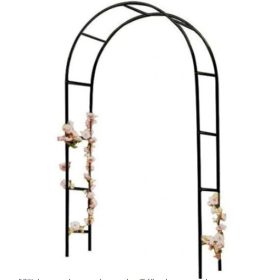   Kerti pergola ívtartó rózsákhoz virágokhoz borostyán kúszónövényekhez fém 240 x 140 cm