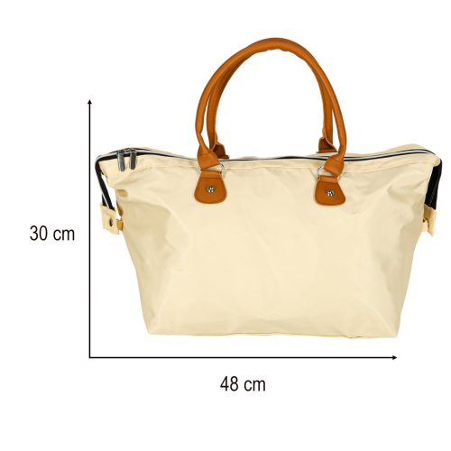 Női multifunkciós babakocsi utazótáska anyukáknak készlet bézs színű